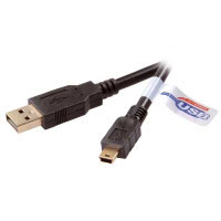 Vivanco High-grade USB 2.0 certified connection cable, 3.0 m (45214)